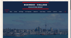 Desktop Screenshot of businesscollege.net.nz