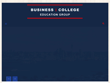 Tablet Screenshot of businesscollege.net.nz