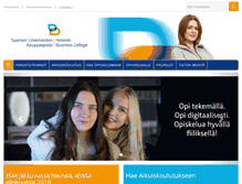 Tablet Screenshot of businesscollege.fi
